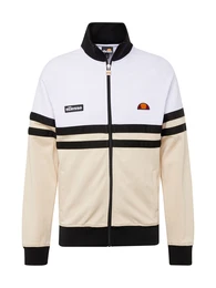 Sweatjacke 'Rimini' hellbeige / schwarz / wei