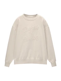 Sweater majica ecru/prljavo bijela