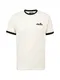 ELLESSE T-Shirt 'Meduno' ecru / orange / schwarz