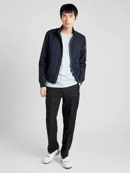 Schott NYC Jacke Kenny dunkelblau/orange/schwarz