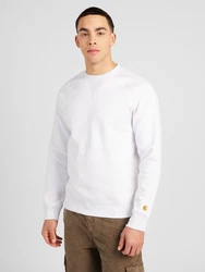 Carhartt WIP Sweatshirt 'Chase' goldgelb/hellgrau/ash heather/gold