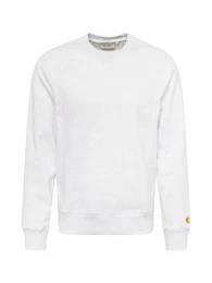 Sweatshirt 'Chase' goldgelb / hellgrau