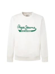 Sweatshirt 'ROI' grün / weiß