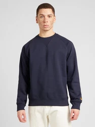 Carhartt WIP Sweatshirt 'Chase' navy/goldgelb