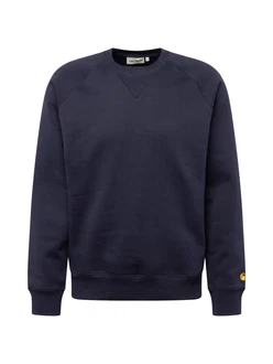 Carhartt WIP Sweatshirt 'Chase' navy/goldgelb