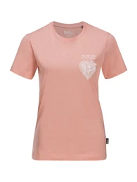 Majica 'DISCOVER HEART' rosé / bijela