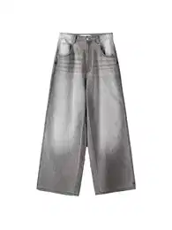 Jeans grey denim / schwarz