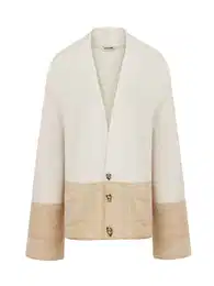 Kardigan béžová / velbloudí