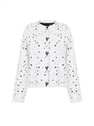 Kardigan černá / bílá