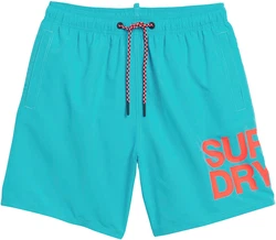Superdry Badeshorts SPORTSWEAR LOGO 17 SWIMSHORT Beach Blue/azur/hummer