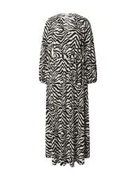 Šaty 'BRAVO' krémová / černá