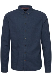 BLEND Hemd Burley blau