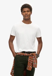 Superdry T-Shirt CREW NECK SLUB SS offwhite