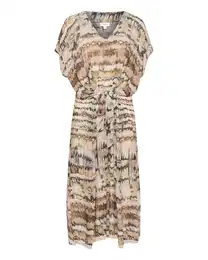 Šaty 'Eya' béžová / hnědá