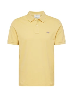 GANT Poloshirt REGULAR SHIELD navy/dunkelblau/gelb/silber