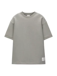 Pull&Bear T-Shirt hellgrau