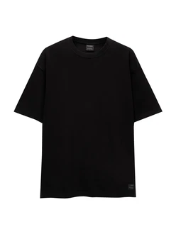 Pull&Bear T-Shirt schwarz