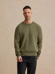 DAN FOX APPAREL Pullover 'Carlo' oliv