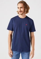 WRANGLER Shirt SIGN OFF navy / rot / weiß