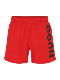 Badeshorts 'Abas' rot / schwarz