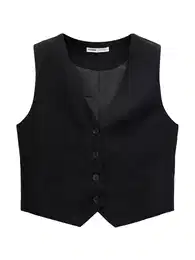 Vesta k obleku černá