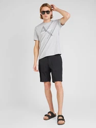 ARMANI EXCHANGE T-Shirt graumeliert/schwarz/weiß