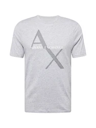 ARMANI EXCHANGE T-Shirt graumeliert/schwarz/weiß