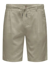 Shorts 'Leo' dunkelbeige
