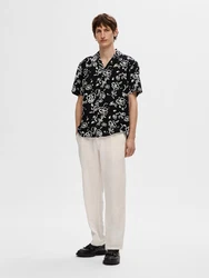 SELECTED HOMME Hemd schwarz/weiß