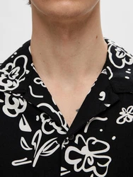 SELECTED HOMME Hemd schwarz/weiß