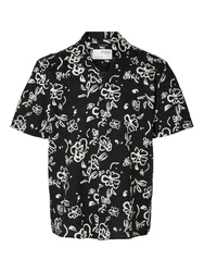 SELECTED HOMME Hemd schwarz/weiß