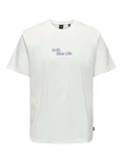 Only & Sons T-Shirt KYE blau/gelb/lila/weiß