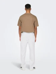 ONLY & SONS Stoffhose Sinus weiß