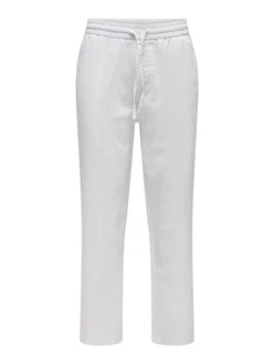ONLY & SONS Stoffhose Sinus weiß