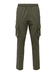 Only & Sons Hose LINUS (1-tlg) oliv
