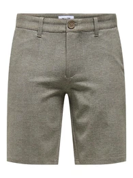 Shorts 'Mark' grau / graumeliert