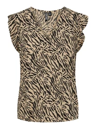 Halenka 'NYA' tmavě béžová / černá