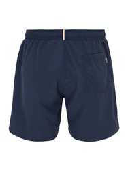 BOSS Badeshorts Dolphin dunkelblau/weiß