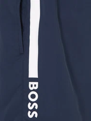 BOSS Badeshorts Dolphin dunkelblau/weiß