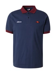 ELLESSE Poloshirt 'Lessepsia' navy / rot / karminrot / wei