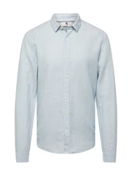 GARCIA Hemd Langarmhemd hellblau