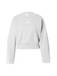 Sportska sweater majica siva melange / bijela