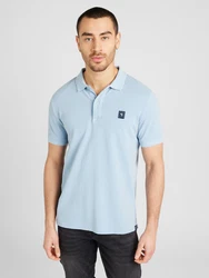Garcia Poloshirt T-Shirt hellblau