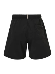 BOSS Badeshorts Dolphin schwarz/weiß
