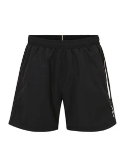 BOSS Badeshorts Dolphin schwarz/weiß