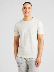 Abercrombie & Fitch T-Shirt graumeliert/weiß