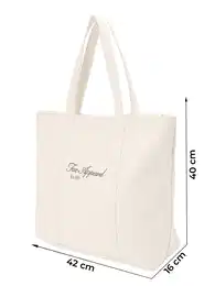 Shopper 'Joris' schwarz / offwhite