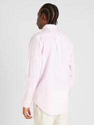 Gant Langarmhemd Regular Fit Poplin Hemd hellgrau/rosa/rot