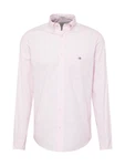 Gant Langarmhemd Regular Fit Poplin Hemd hellgrau/rosa/rot