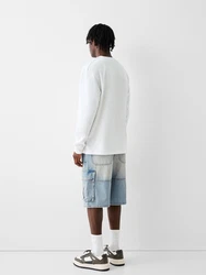 Bershka Shorts hellblau